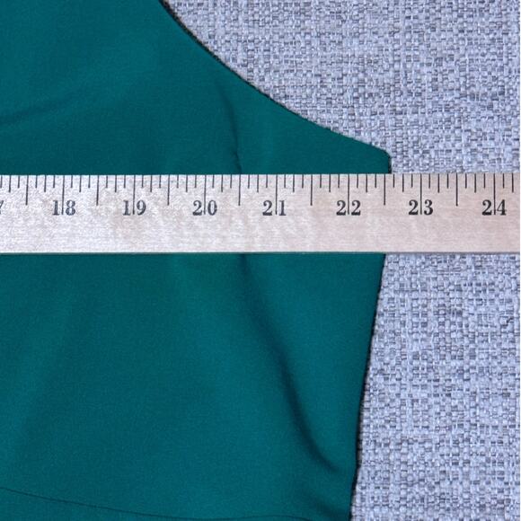 J Crew Green V-Neck Sleeveless Shift Dress With Pockets Plus Size 18 - Picture 7 of 11